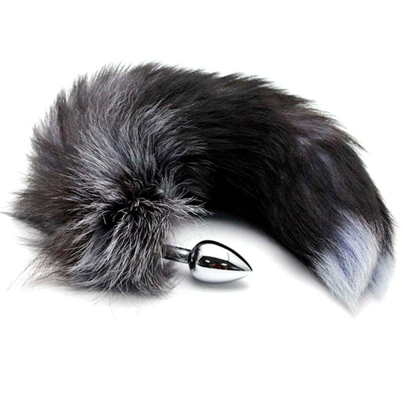 ALIVE PLUG DE PRAZER ANAL METAL FOX TAIL TAMANHO S