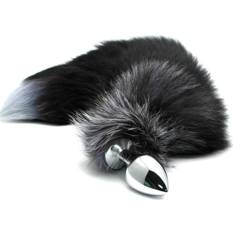 ALIVE PLUG DE PRAZER ANAL METAL FOX TAIL TAMANHO S