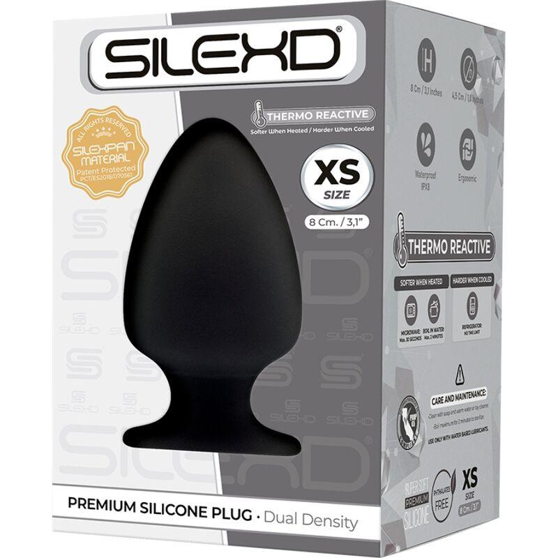 SILEXD MODELO 1 PLUG ANAL PREMIUM SILEXPAN SILICONE PREMIUM TERMOREATIVO TAMANHO XS