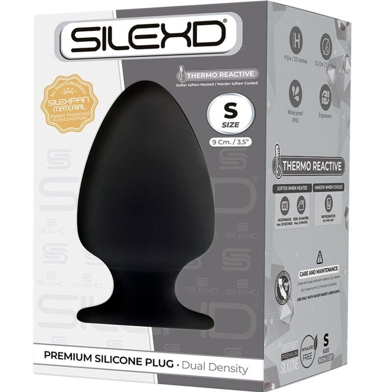 SILEXD MODELO 1 PLUG ANAL PREMIUM SILEXPAN SILICONE PREMIUM TERMOREATIVO TAMANHO S