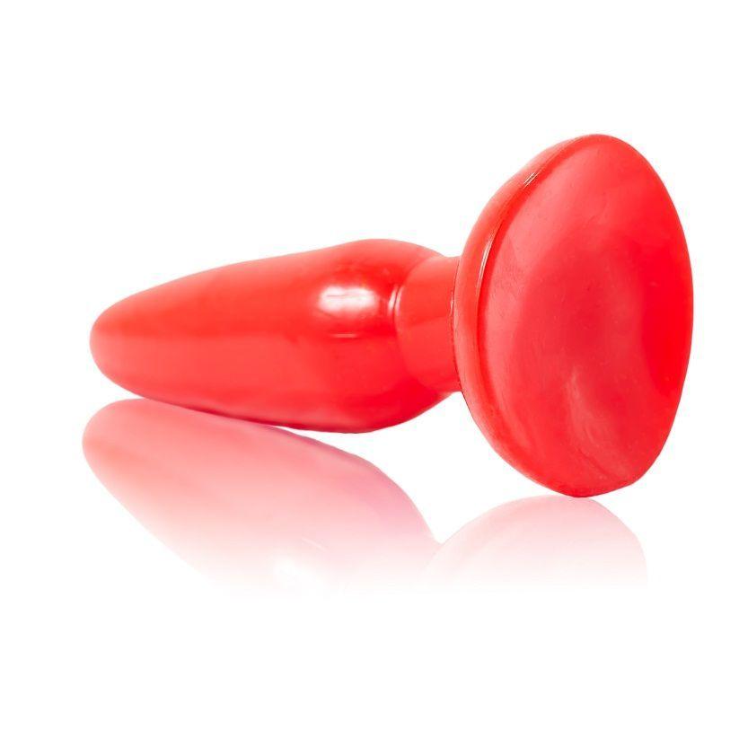 BAILE PLUG ANAL PEQUENO VERMELHO 15 CM