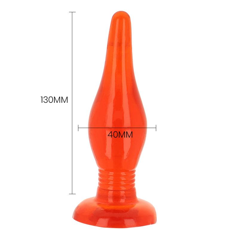 BAILE PLUG ANAL SOFT TOUCH VERMELHO 142 CM