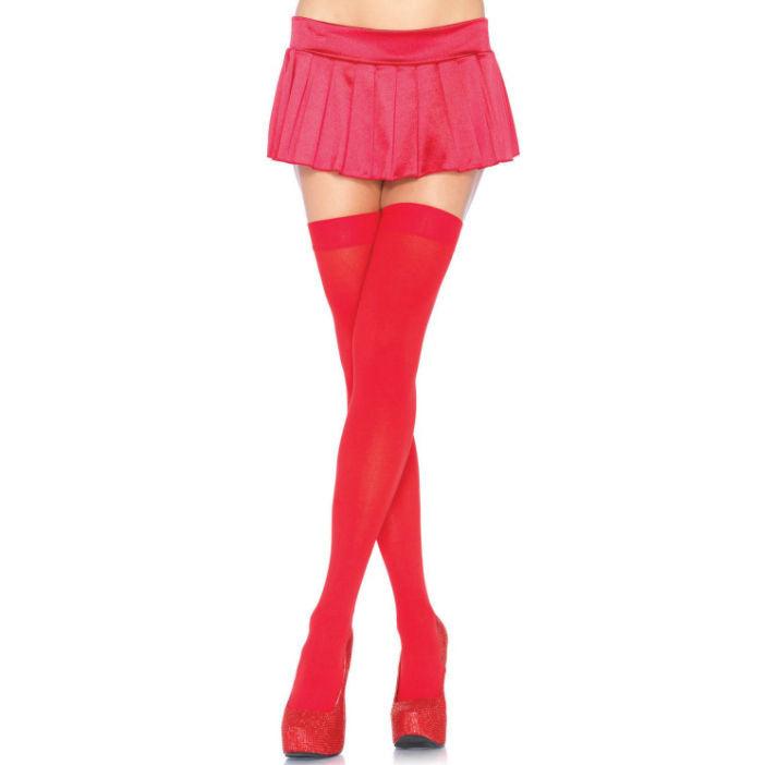 LEG AVENUE MEIAS NYLON VERMELHO