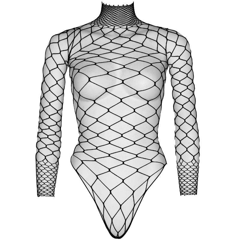 LEG AVENUE TURTLENECK FISHNET TEDDY TAMANHO uNICO