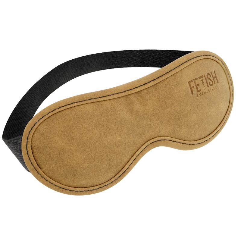 FETISH SUBMISSIVE ORIGEN MSCARA DE COURO VEGANO COM FORRO DE NEOPRENE