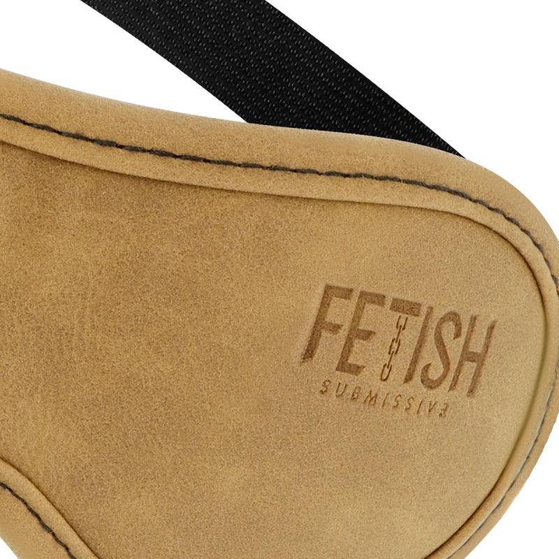 FETISH SUBMISSIVE ORIGEN MSCARA DE COURO VEGANO COM FORRO DE NEOPRENE