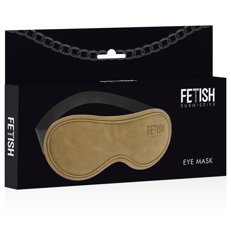 FETISH SUBMISSIVE ORIGEN MSCARA DE COURO VEGANO COM FORRO DE NEOPRENE