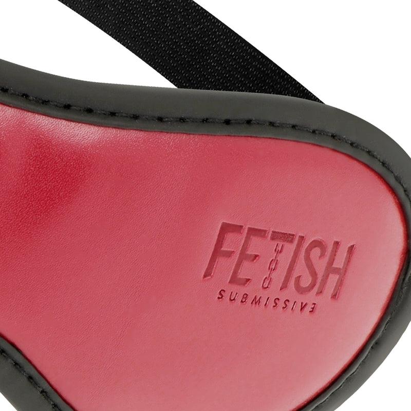 FETISH SUBMISSIVE DARK ROOM MSCARA DE COURO VEGANO COM FORRO DE NEOPRENE