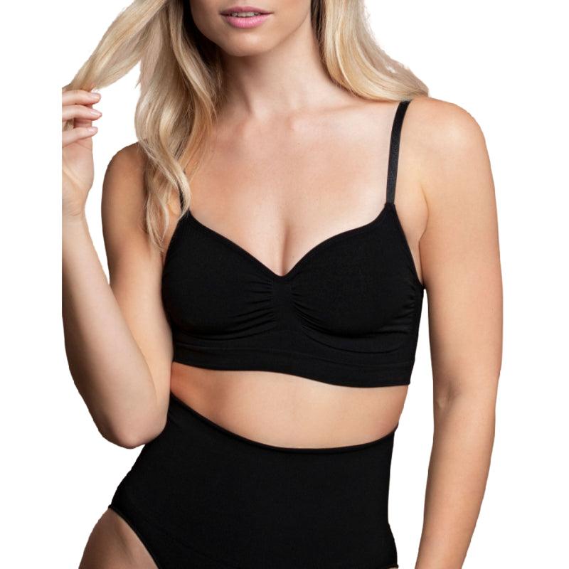 BYE BRA MEDIUM CONTROL SUTI SEM PONTOS PRETO TAMANHO S