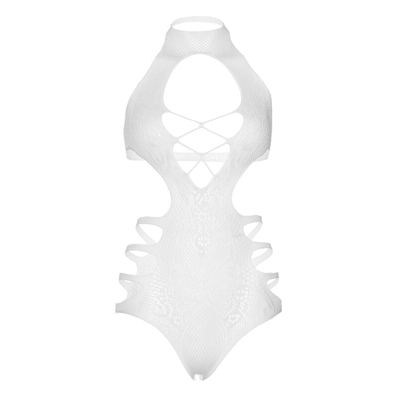 LEG AVENUE CORTE STRAPPY BODYSUIT TAMANHO uNICO BRANCO