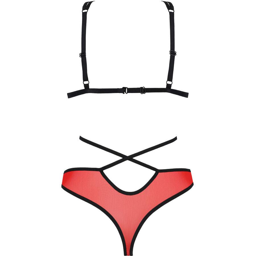 PASSION CONJUNTO PEONIA LINHA ERoTICA VERMELHA S M