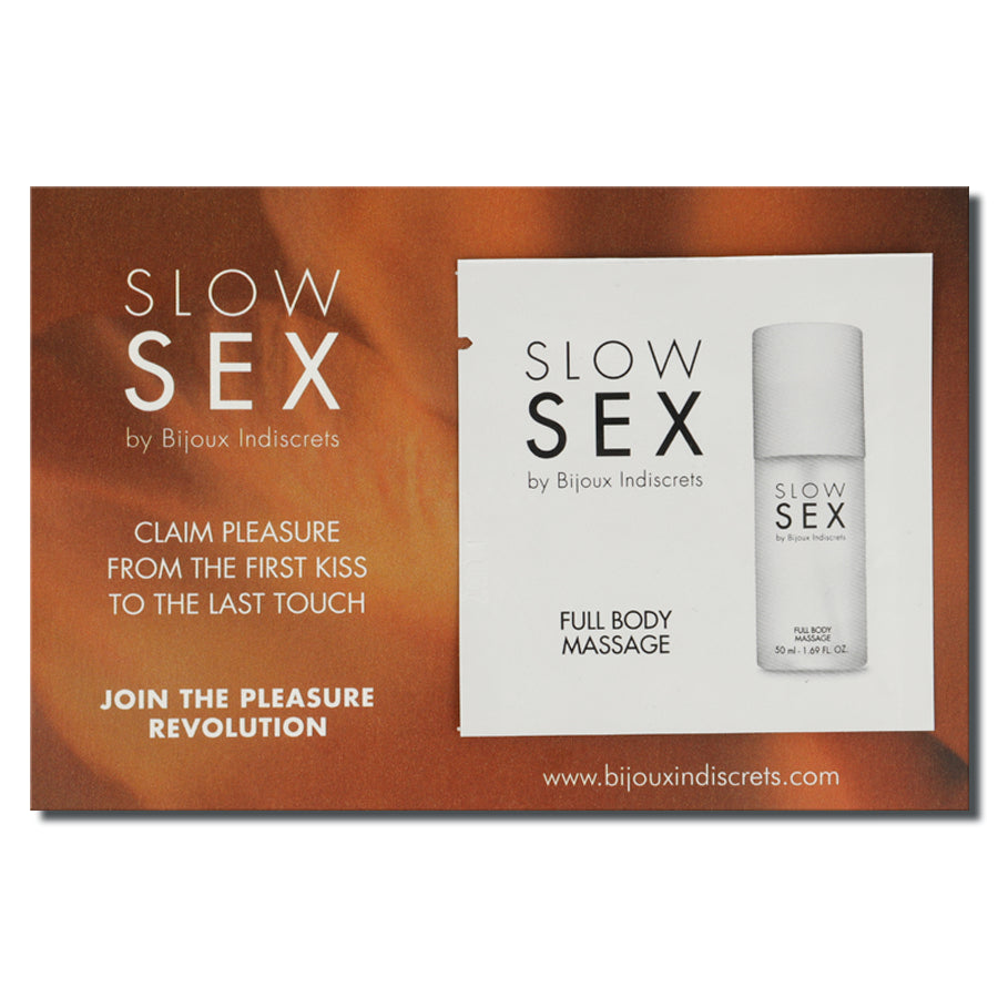 BIJOUX SLOW SEX GEL DE MASSAGEM DE CORPO INTEIRO 2 ML