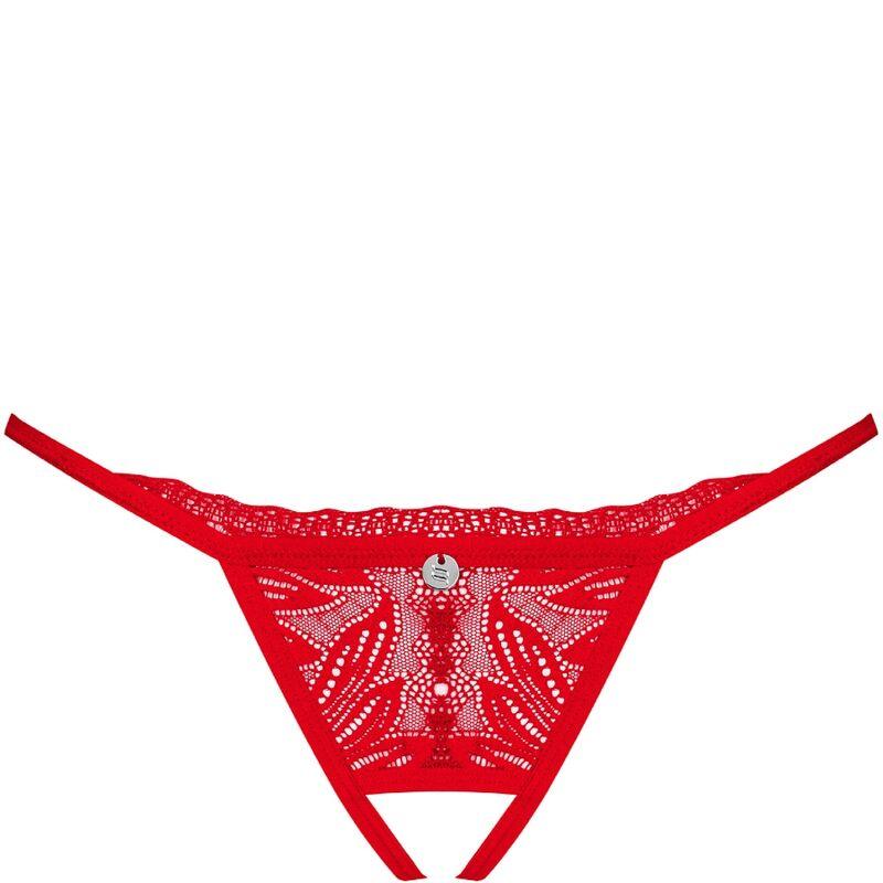 OBSESSIVE CHILISA TANGA CROTCHLESS XS S