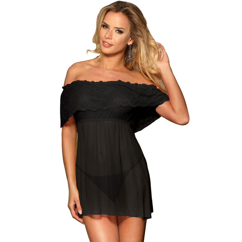 SUBBLIME DRESSES SHORT DRESS THONG BLACK S M