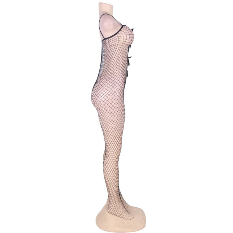 QUEEN LINGERIE BODYSTOCKING COM LAOS EM DECOTE S L