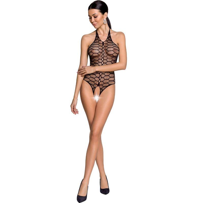 PASSION WOMAN BS087 BODYSTOCK PRETO TAMANHO uNICO