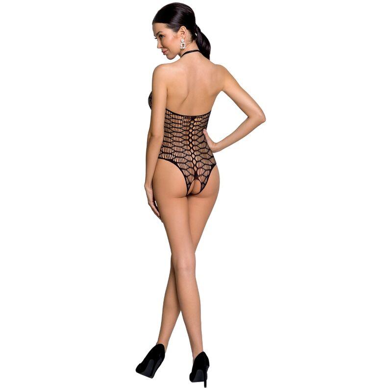 PASSION WOMAN BS087 BODYSTOCK PRETO TAMANHO uNICO