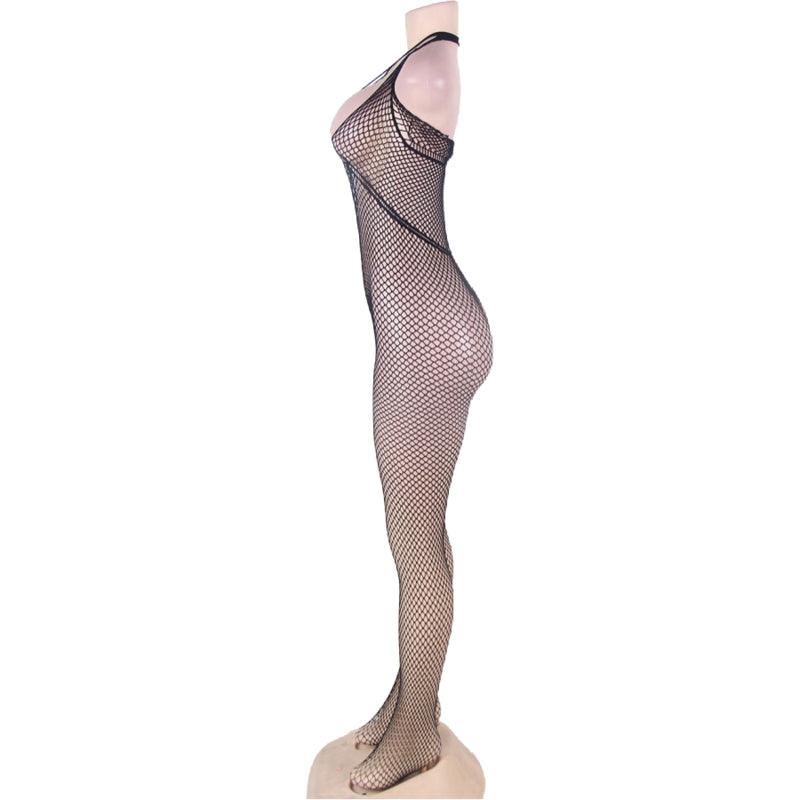 QUEEN LINGERIE HALTER NECK E OPEN BACK BODYSTOCKING S L