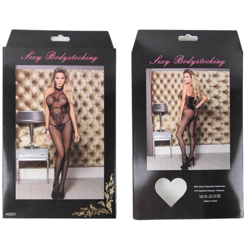 QUEEN LINGERIE BARE BACK BODYSTOCKING S L