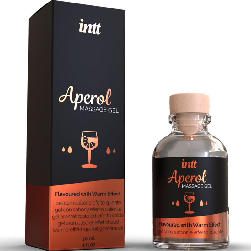 INTT MASSAGE ORAL SEX GEL DE MASSAGEM APEROL EFEITO DE CALOR INTENSO