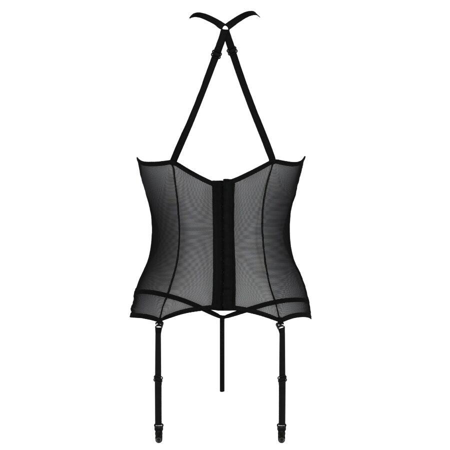 PASSION SATARA CORSET LINHA ERoTICA PRETO S M