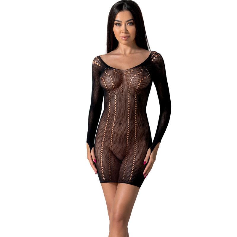 PASSION BS101 BODYSTOCKING PRETO TAMANHO uNICO