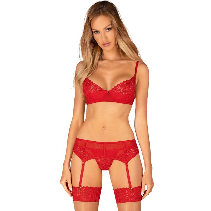 OBSESSIVE CONJUNTO INGRIDIA TReS PEAS VERMELHO XS S