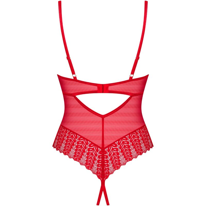 OBSESSIVE INGRIDIA CROTCHLESS VERMELHO XS S