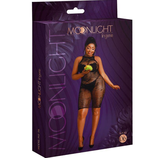 MOONLIGHT VESTIDO MODELO 6 PRETO PLUS SIZE