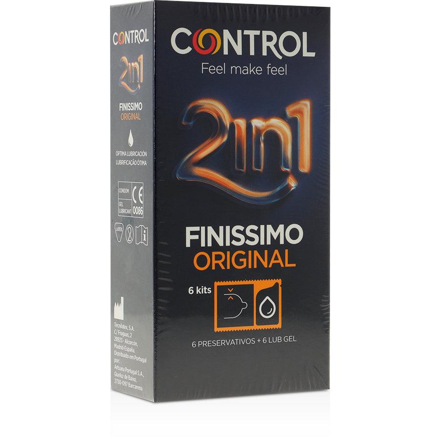 CONTROL FINISIMO DUO LUBRIFICANTE 6 UNIDADES