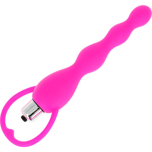 OHMAMA ESTIMULADOR ANAL COM VIBRACaO FuCSIA