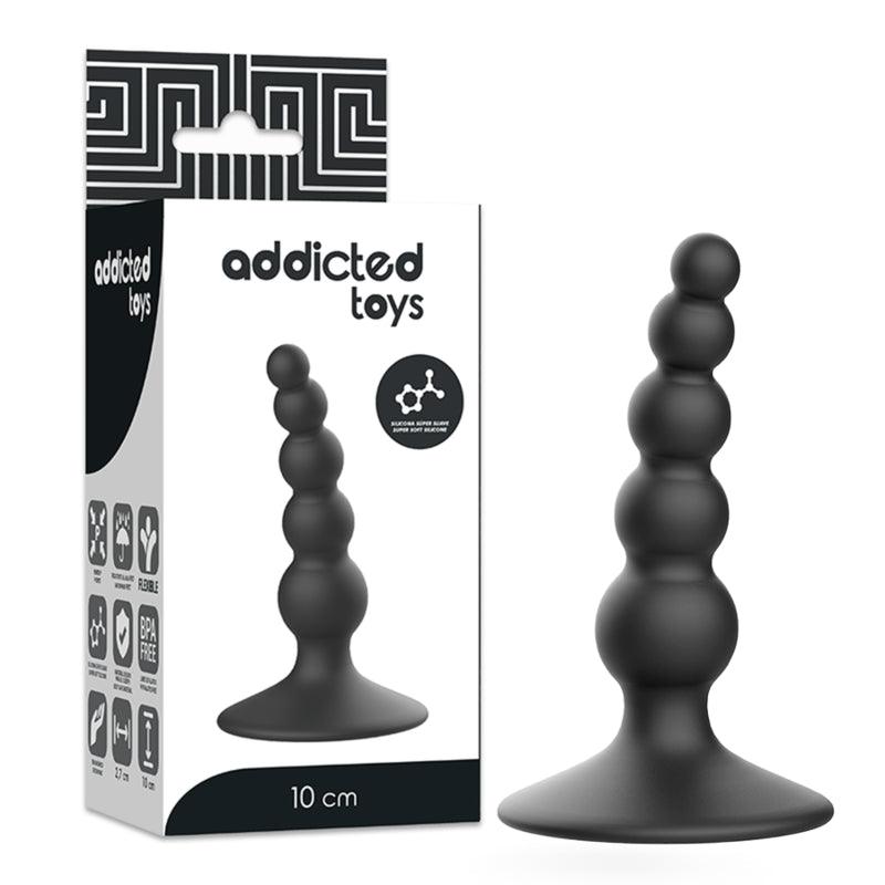 ADDICTED TOYS PLUG SEXUAL ANAL 10 CM PRETO