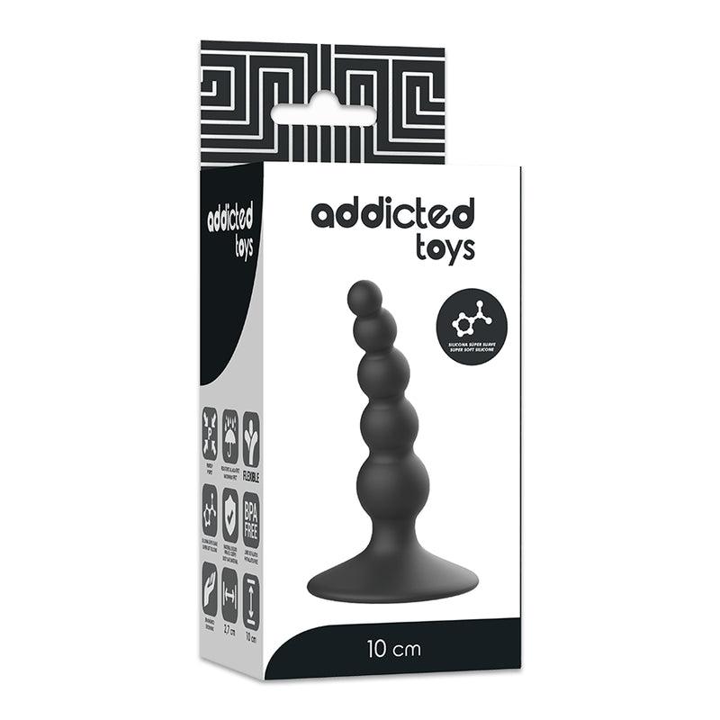 ADDICTED TOYS PLUG SEXUAL ANAL 10 CM PRETO