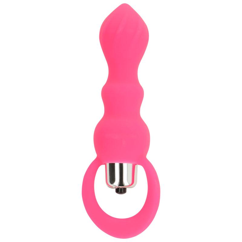 OHMAMA ESTIMULADOR ANAL COM VIBRACaO 9 CM ROSA