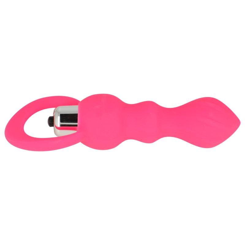 OHMAMA ESTIMULADOR ANAL COM VIBRACaO 9 CM ROSA