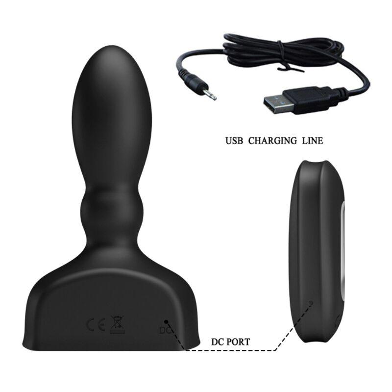 MR PLAY CONTROLE REMOTO DE PLUG ANAL INFLVEL PRETO