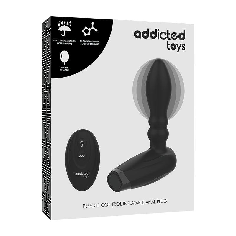 ADDICTED TOYS PLUGUE DE CONTROLE REMOTO INFLVEL 10 MODOS DE VIBRAO