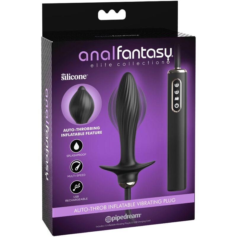 ANAL FANTASY ELITE COLLECTION PLUG INFLVEL E VIBRADOR AUTO THROB