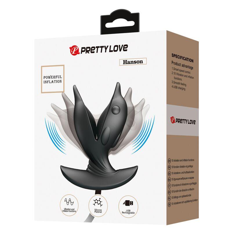 PRETTY LOVE PLUG ANAL DELFIN INFLVEL E RECARREGVEL