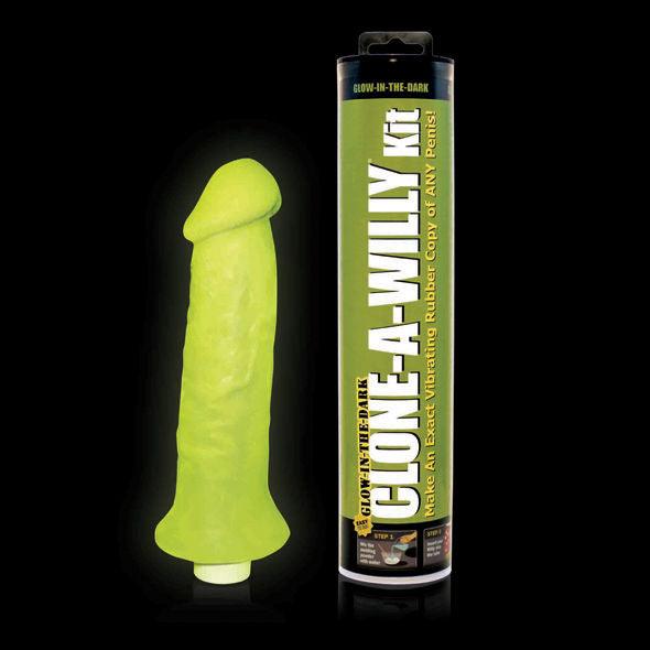 CLONE A WILLY CLONER DE PeNIS VERDE LUMINESCENTE COM VIBRADOR