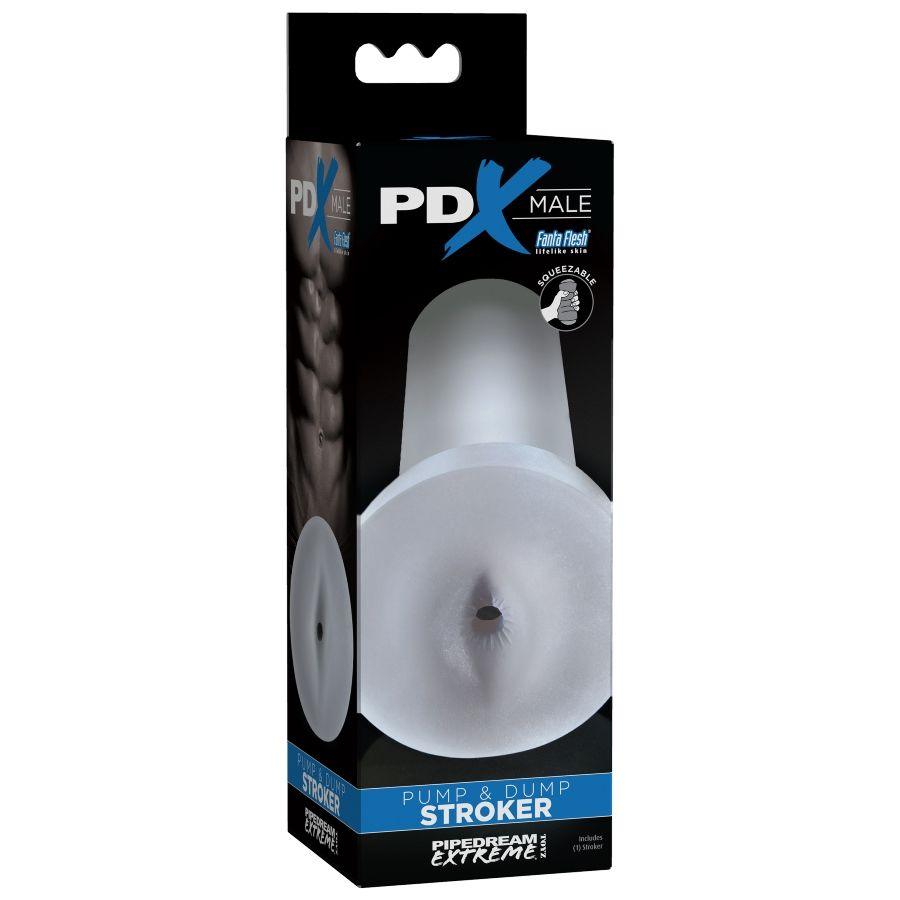 PDX MALE BOMBA E STROKER DE DUMP CLEAR