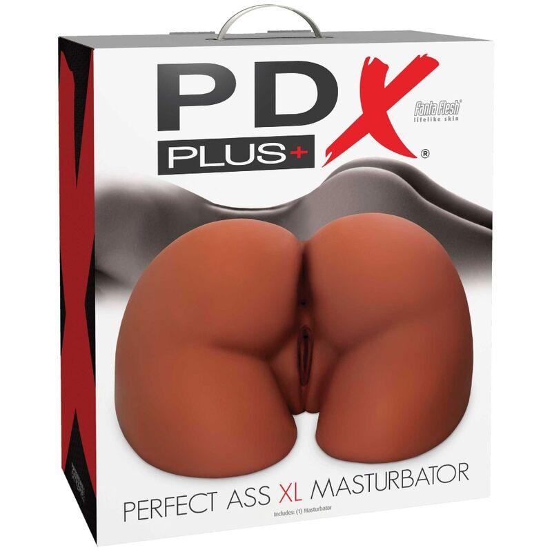 PDX PLUS MASTURBADOR PERFECT ASS XL DUPLA ENTRADA MARROM