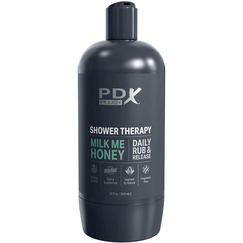 PDX PLUS STROKER MASTURBATOR DESIGN DISCRETO DO GARRAFA DE SHAMPOO MILK ME HONEY