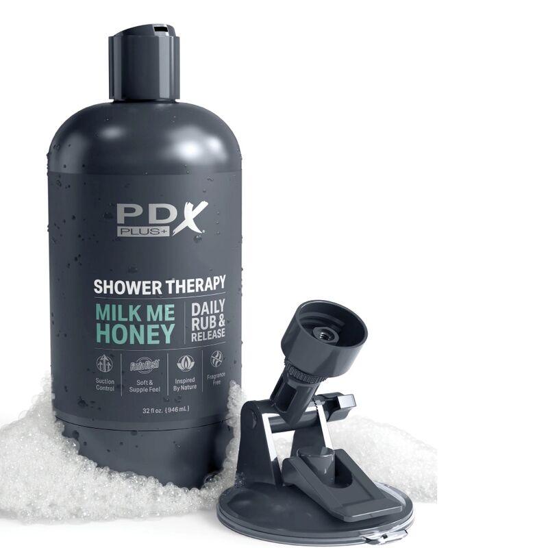 PDX PLUS STROKER MASTURBATOR DESIGN DISCRETO DO GARRAFA DE SHAMPOO MILK ME HONEY