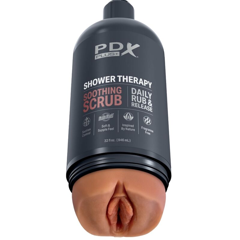 PDX PLUS STROKER MASTURBATOR DISCREET GARRAFA DESIGN CALMANTE SCRUB CANDY SHAMPOO