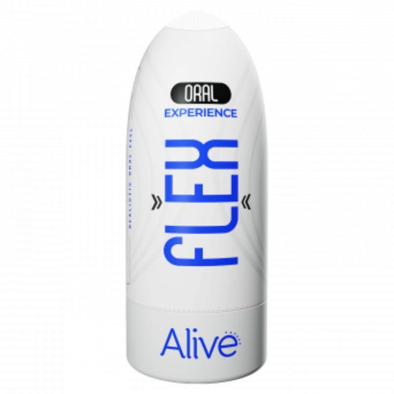 ALIVE FLEX MASTURBADOR MASCULINO ORAL TAMANHO M