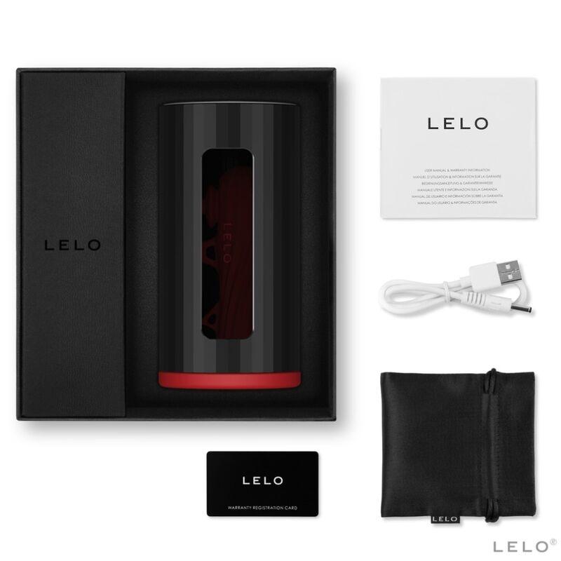 LELO MASTURBADOR F1S V2 COM TECNOLOGIA SDK VERMELHO PRETO