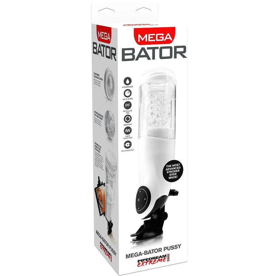 EXTREME TOYZ PDX MEGA BATOR USB MASTURBADOR MASCULINO VAGINA BRANCO