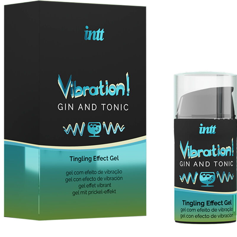 INTT PODEROSO ESTIMULANTE iNTIMO LiQUIDO VIBRADOR GEL GIN ToNICO 15ML