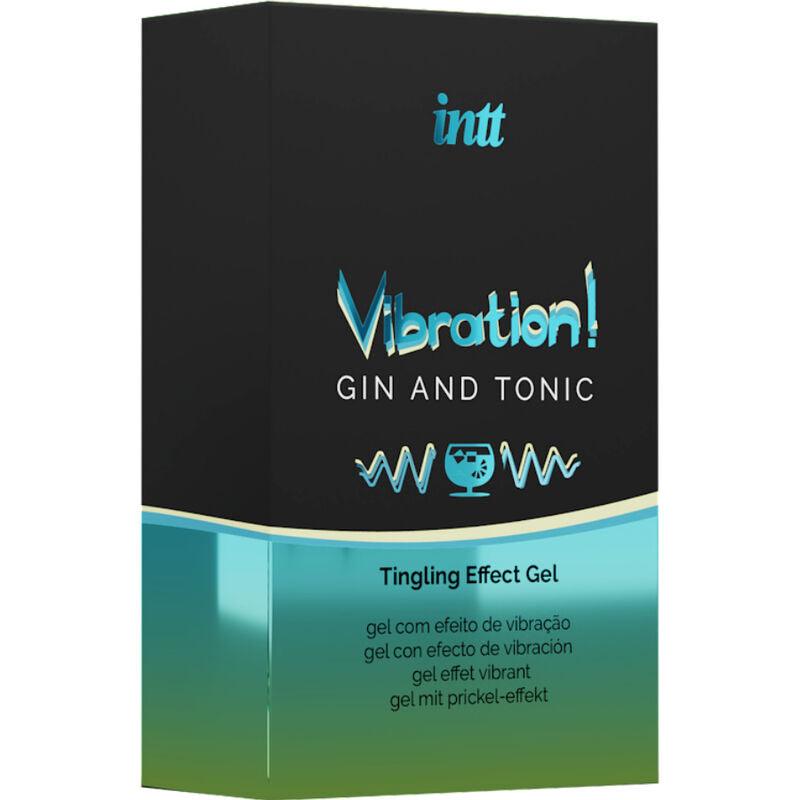 INTT PODEROSO ESTIMULANTE iNTIMO LiQUIDO VIBRADOR GEL GIN ToNICO 15ML